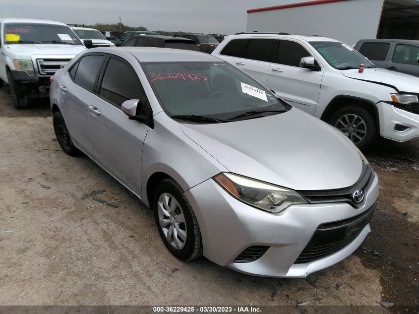 2016 TOYOTA COROLLA L/LE/S/S PLUS/LE PLUS - 5YFBURHE4GP439607