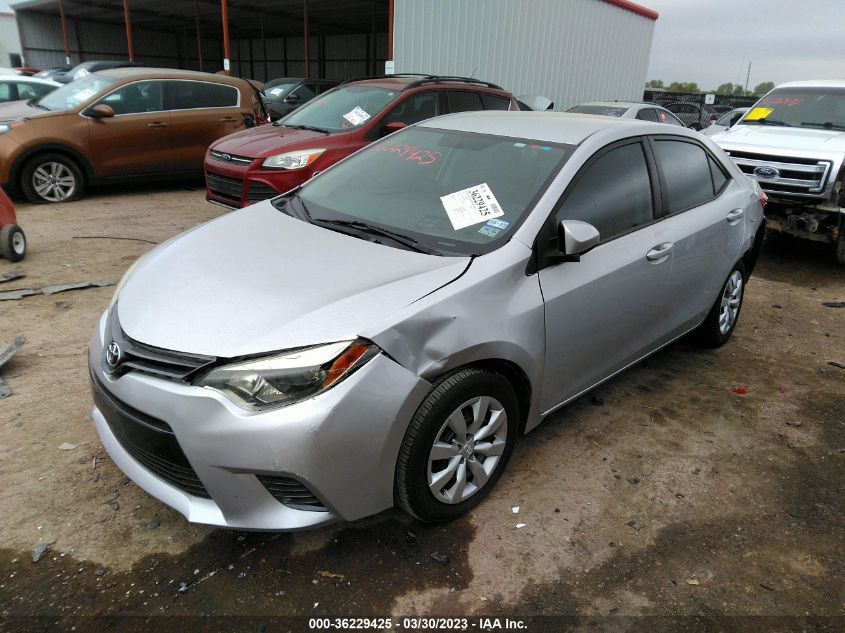 2016 TOYOTA COROLLA L/LE/S/S PLUS/LE PLUS - 5YFBURHE4GP439607