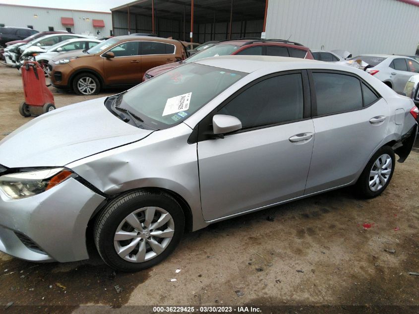 2016 TOYOTA COROLLA L/LE/S/S PLUS/LE PLUS - 5YFBURHE4GP439607