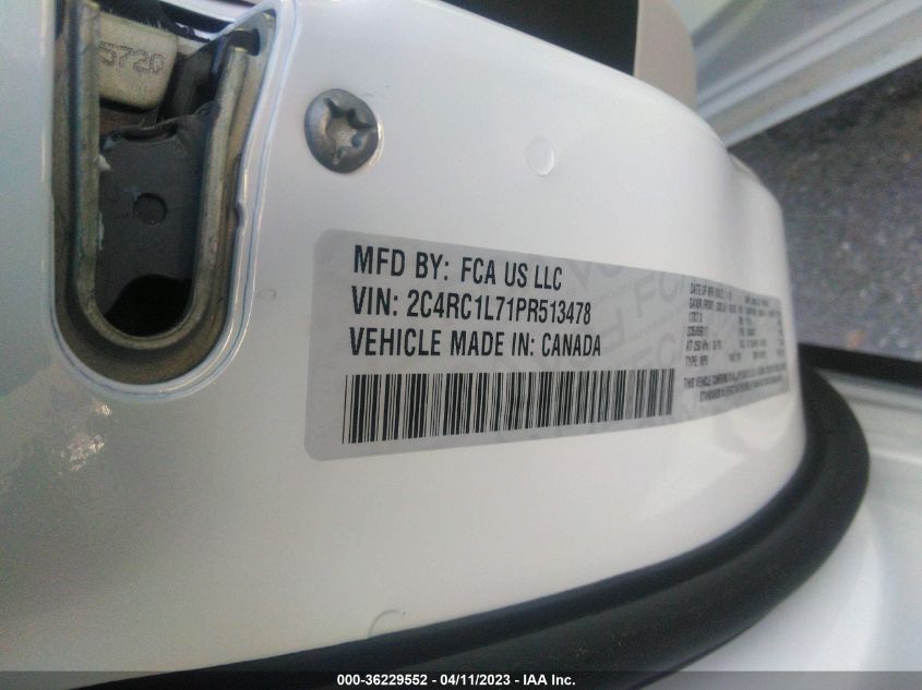 2023 CHRYSLER PACIFICA HYBRID TOURING L - 2C4RC1L71PR513478