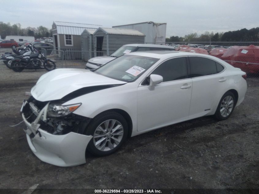 VIN JTHBW1GGXE2044310 2014 LEXUS ES 300H no.2