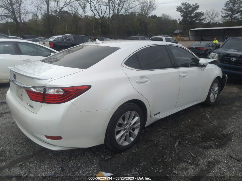 VIN JTHBW1GGXE2044310 2014 LEXUS ES 300H no.4