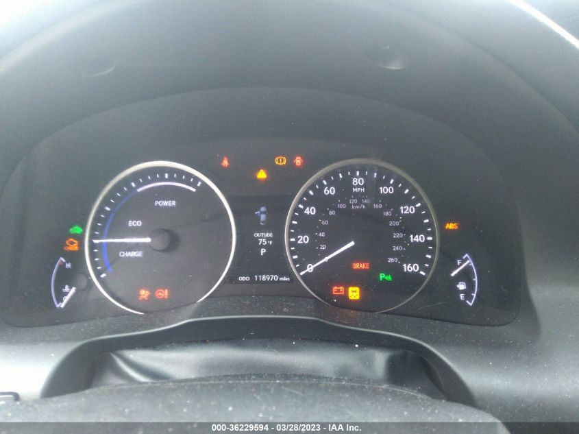 2014 LEXUS ES 300H HYBRID - JTHBW1GGXE2044310