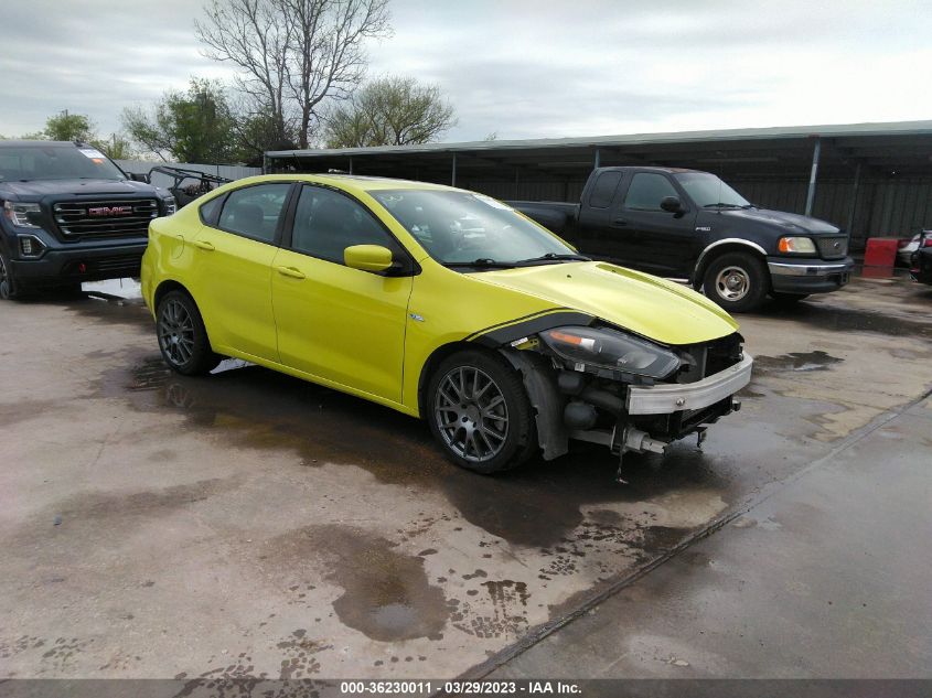 2013 DODGE DART RALLYE - 1C3CDFBH3DD156494