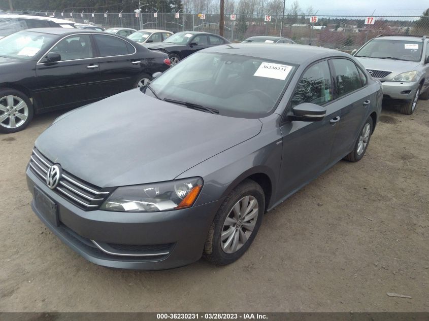 2014 VOLKSWAGEN PASSAT WOLFSBURG ED - 1VWAT7A37EC070448