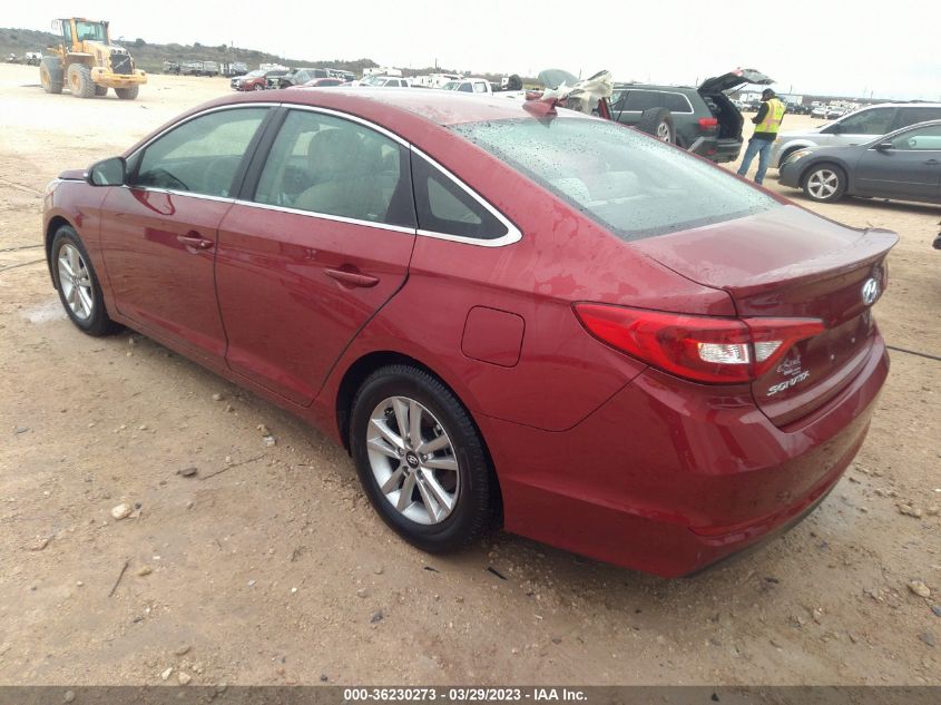 2016 HYUNDAI SONATA 1.6T ECO - 5NPE24AA5GH420462