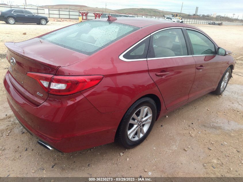 2016 HYUNDAI SONATA 1.6T ECO - 5NPE24AA5GH420462