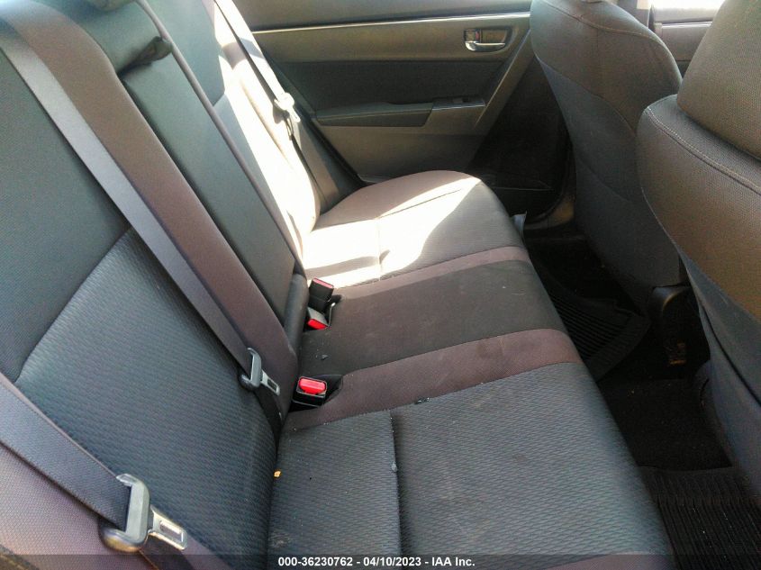 2017 TOYOTA COROLLA L/LE/XLE/SE - 2T1BURHE3HC869341