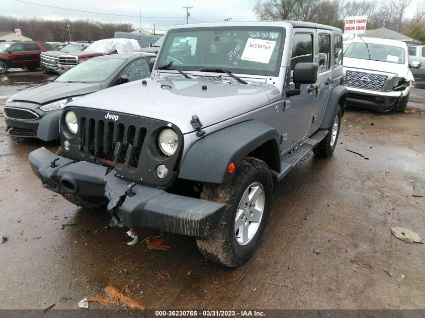 2014 JEEP WRANGLER UNLIMITED SPORT - 1C4HJWDG4EL116415