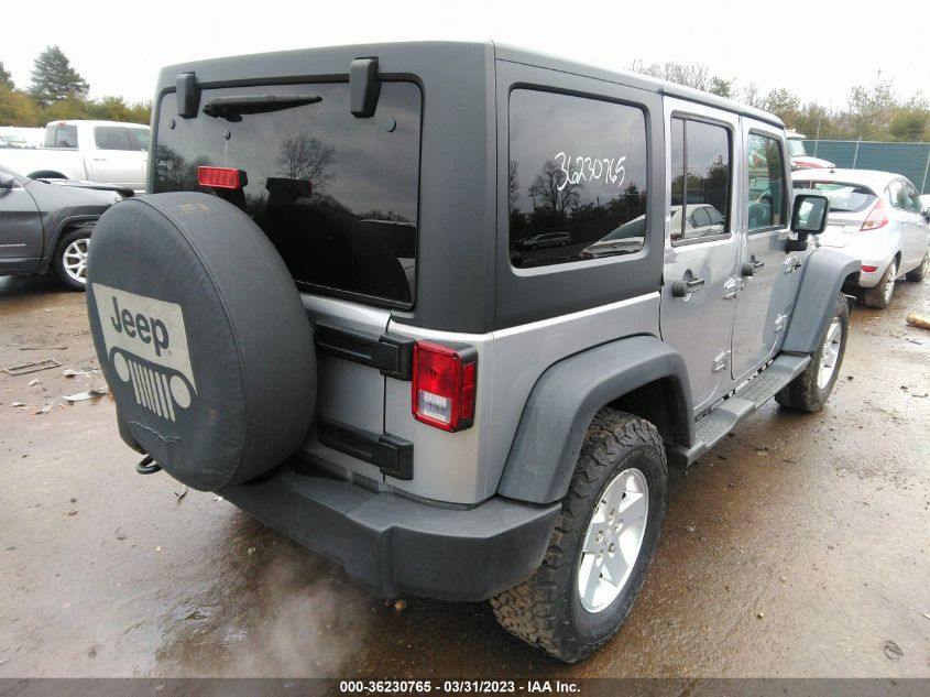 2014 JEEP WRANGLER UNLIMITED SPORT - 1C4HJWDG4EL116415