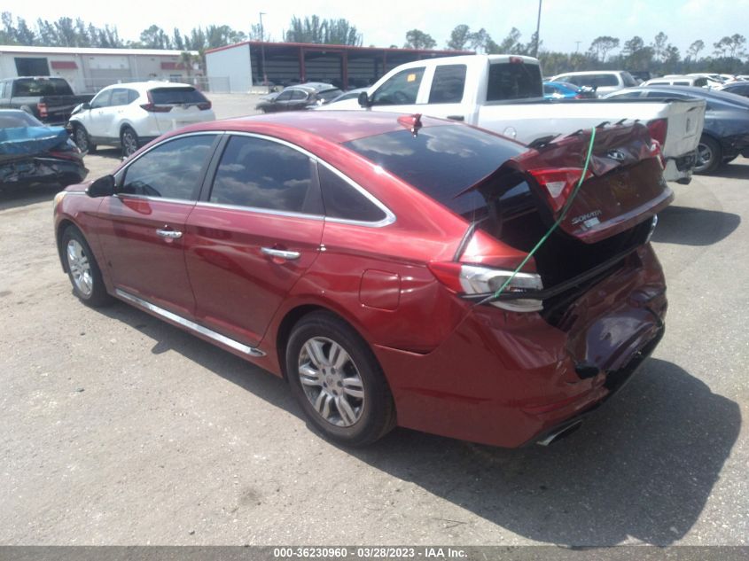 2015 HYUNDAI SONATA 2.4L SPORT - 5NPE34AF1FH167244