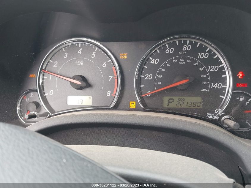 2013 TOYOTA COROLLA L/LE/S - 2T1BU4EE3DC081709