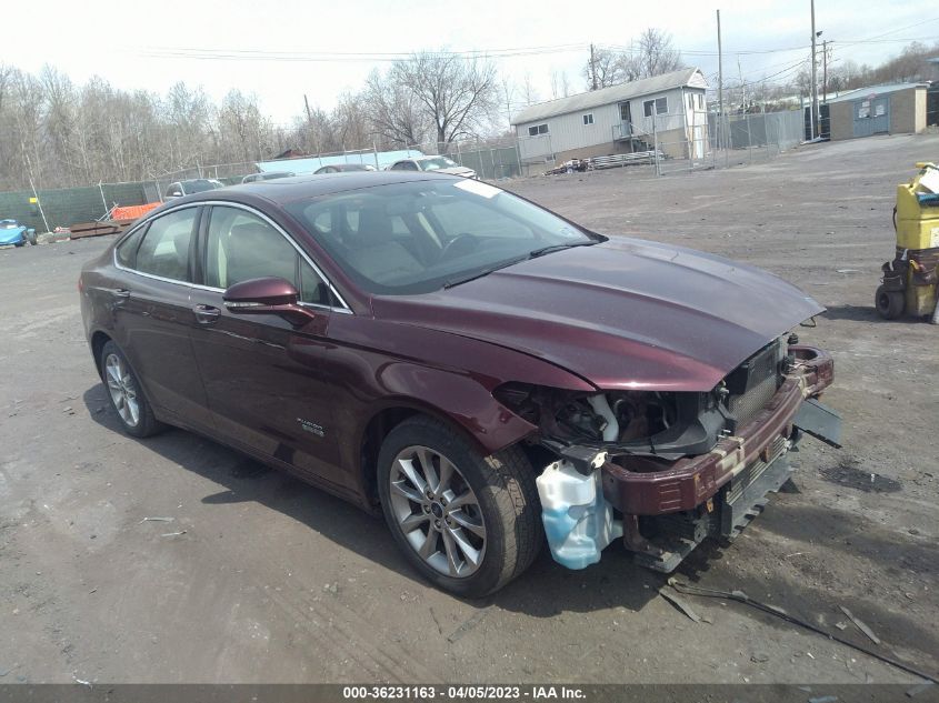 2017 FORD FUSION ENERGI SE - 3FA6P0PUXHR137110