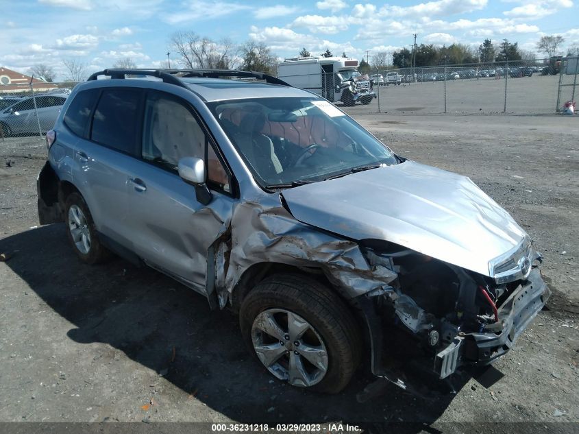 2016 SUBARU FORESTER 2.5I PREMIUM - JF2SJADC8GH509850