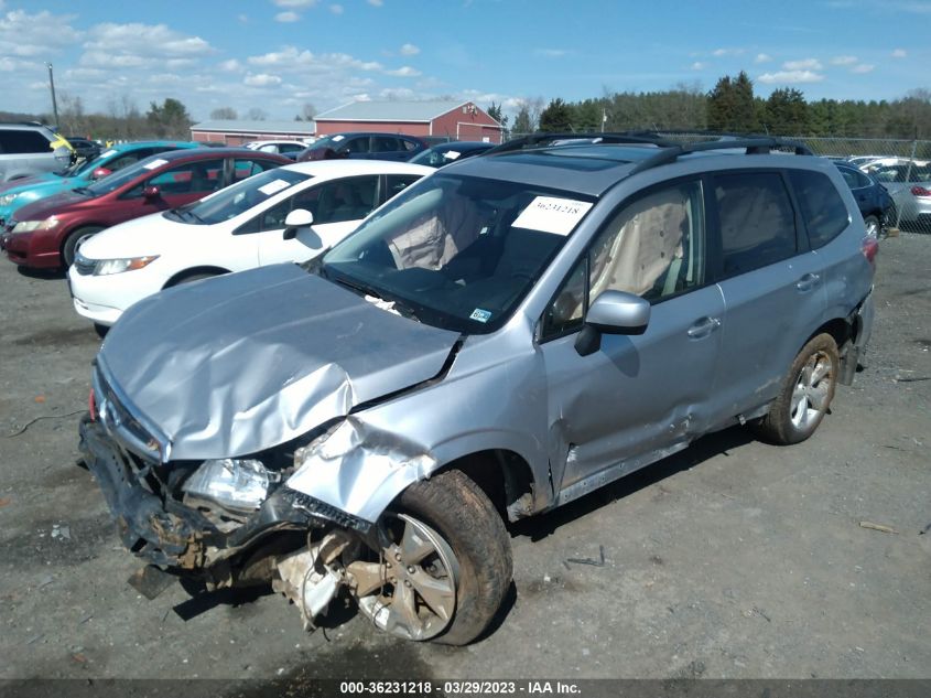 2016 SUBARU FORESTER 2.5I PREMIUM - JF2SJADC8GH509850