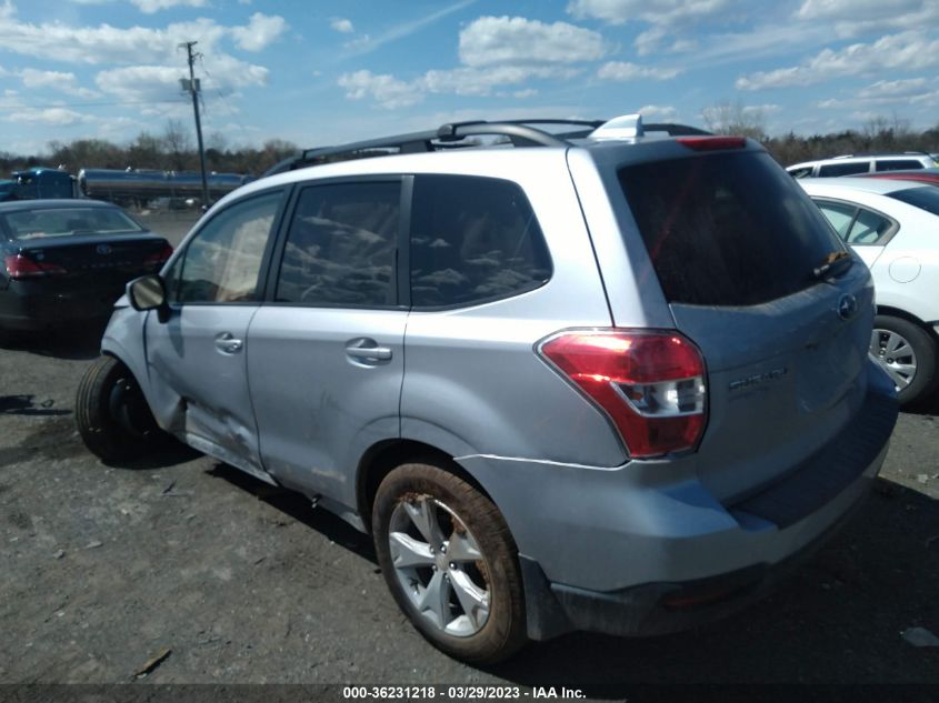 2016 SUBARU FORESTER 2.5I PREMIUM - JF2SJADC8GH509850
