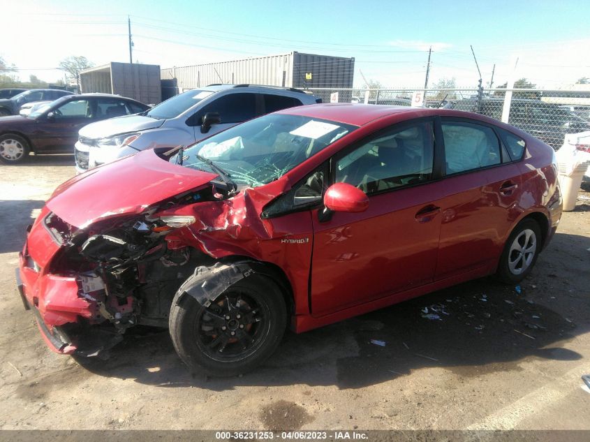 2014 TOYOTA PRIUS FOUR/FIVE/THREE/ONE/TWO - JTDKN3DU3E1754309