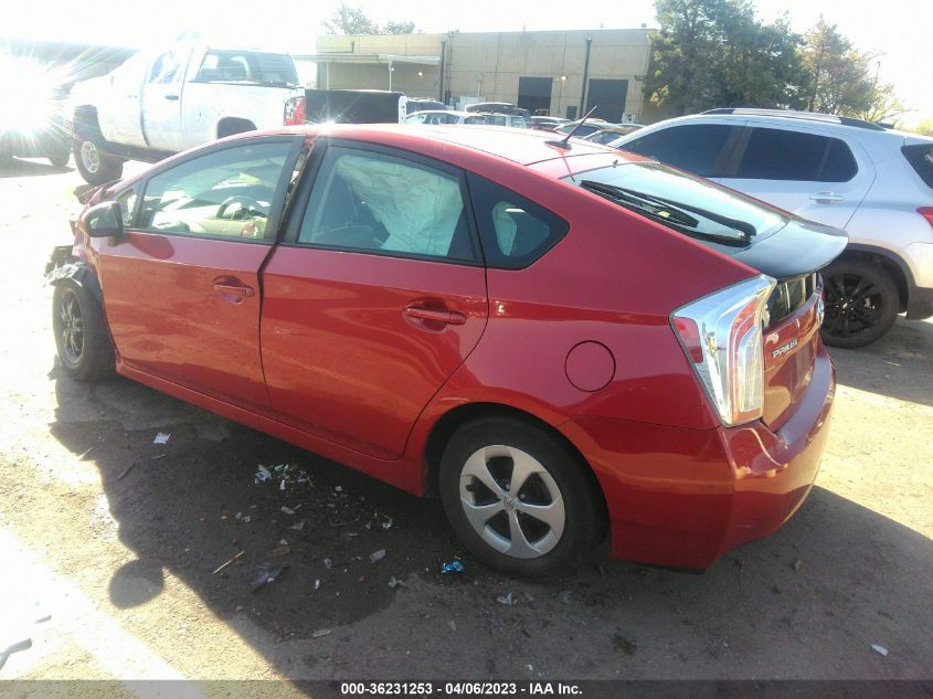 2014 TOYOTA PRIUS FOUR/FIVE/THREE/ONE/TWO - JTDKN3DU3E1754309