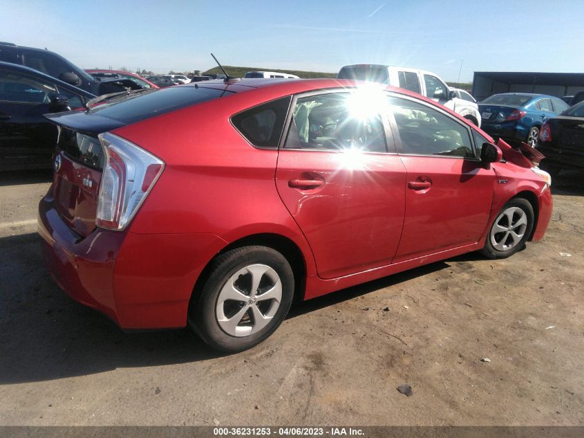2014 TOYOTA PRIUS FOUR/FIVE/THREE/ONE/TWO - JTDKN3DU3E1754309