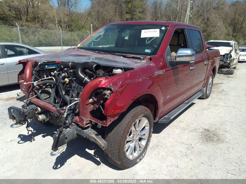2015 FORD F-150 LARIAT - 1FTEW1EG9FFA48425