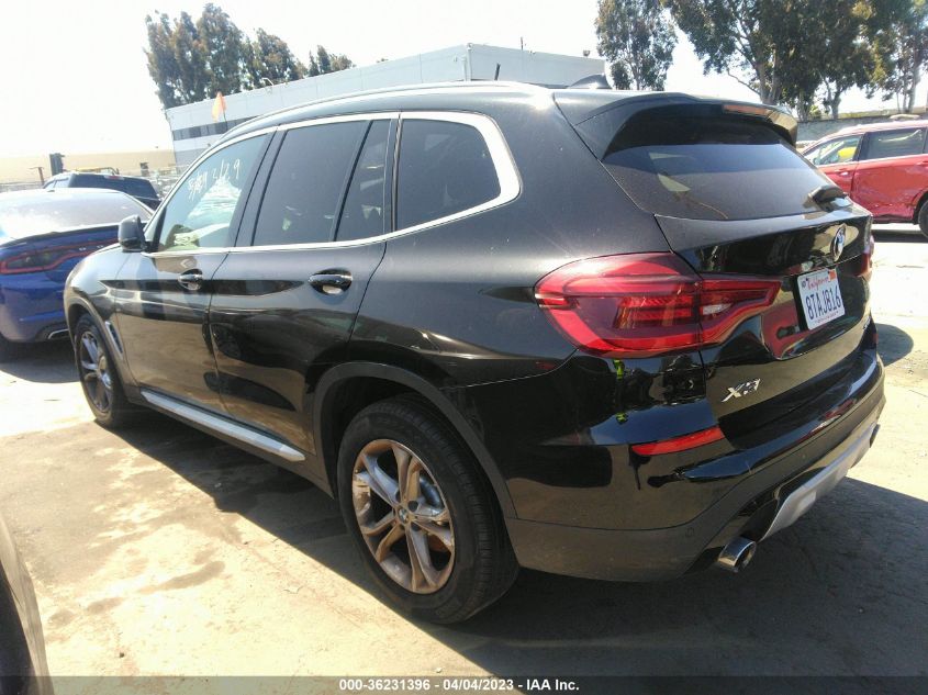 2021 BMW X3 SDRIVE30I - 5UXTY3C09M9E60859