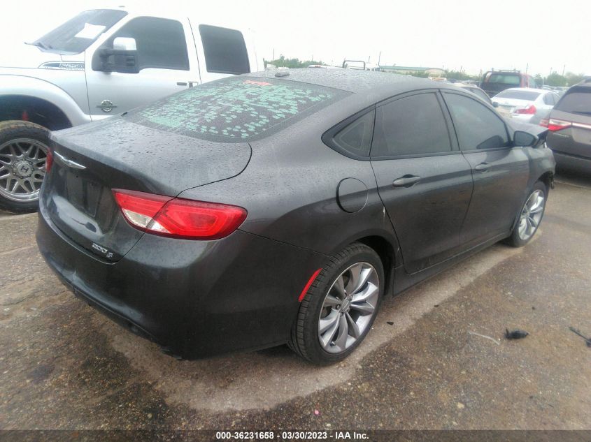 2015 CHRYSLER 200 S - 1C3CCCBB8FN751738