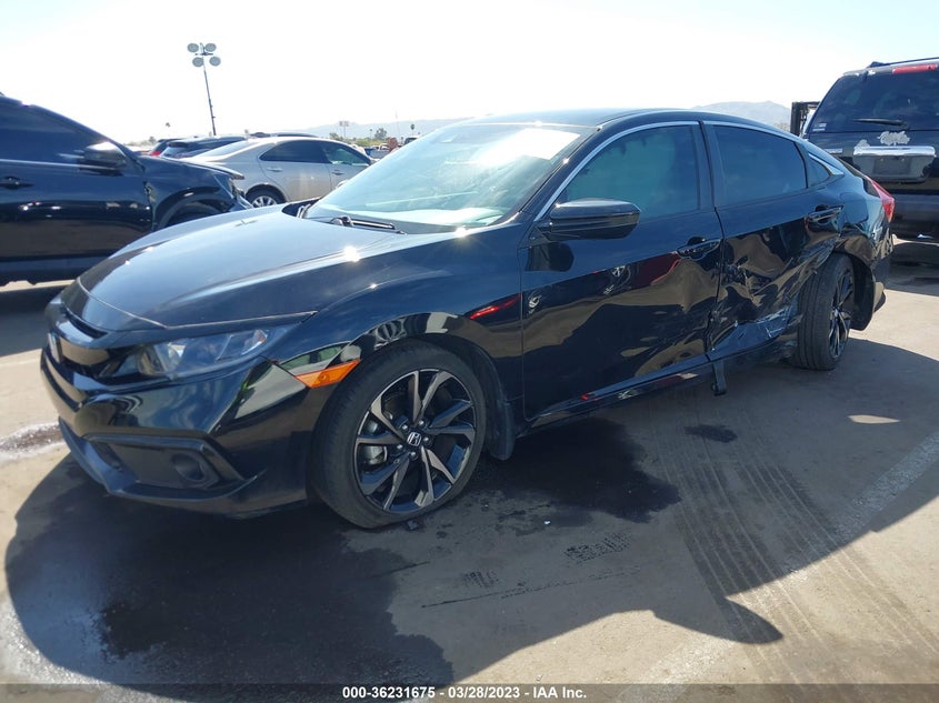 VIN 2HGFC2F87KH589591 2019 HONDA CIVIC SEDAN SPORT