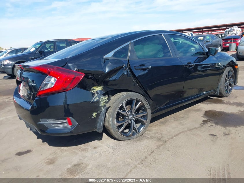 VIN 2HGFC2F87KH589591 2019 HONDA CIVIC SEDAN SPORT