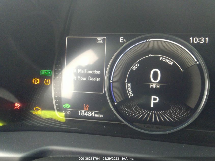 2019 LEXUS ES ES 300H - JTHB21B15K2042152