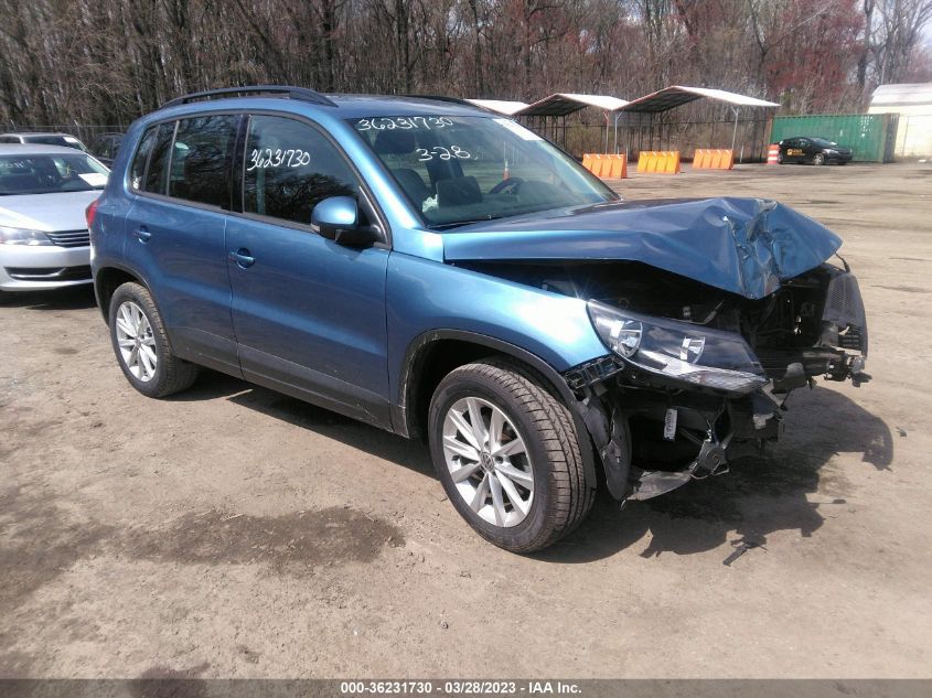 2017 VOLKSWAGEN TIGUAN - WVGBV7AX8HK054348