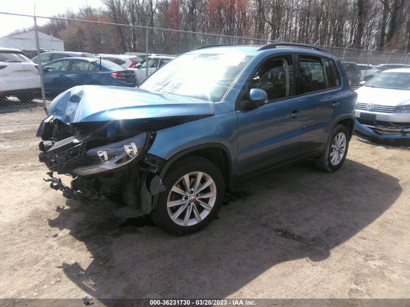 2017 VOLKSWAGEN TIGUAN - WVGBV7AX8HK054348