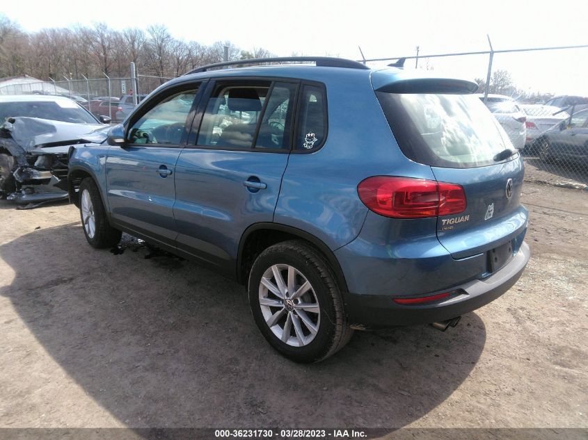 2017 VOLKSWAGEN TIGUAN - WVGBV7AX8HK054348