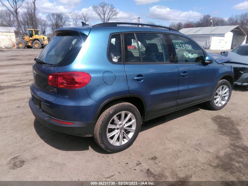 2017 VOLKSWAGEN TIGUAN - WVGBV7AX8HK054348