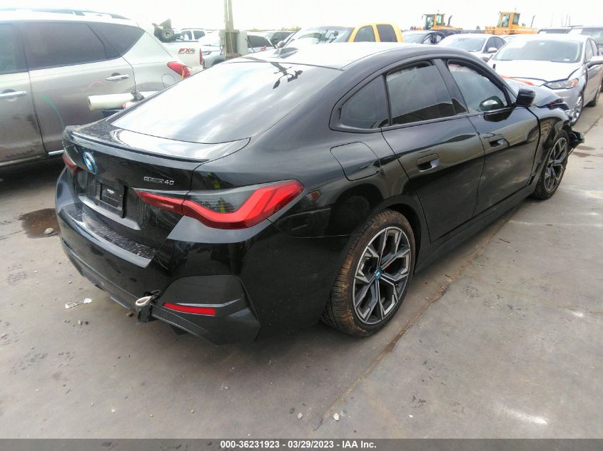 2023 BMW I4 EDRIVE40 WBY73AW03PFN54593