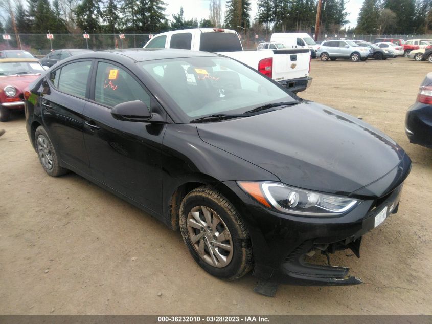 2017 HYUNDAI ELANTRA SE - KMHD74LF3HU091818