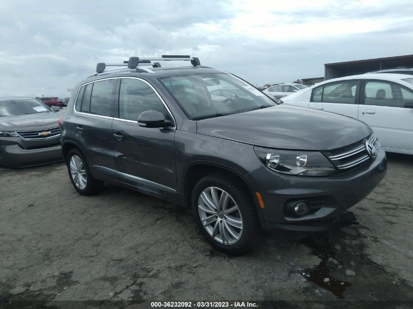 2014 VOLKSWAGEN TIGUAN SE - WVGAV3AX2EW626233