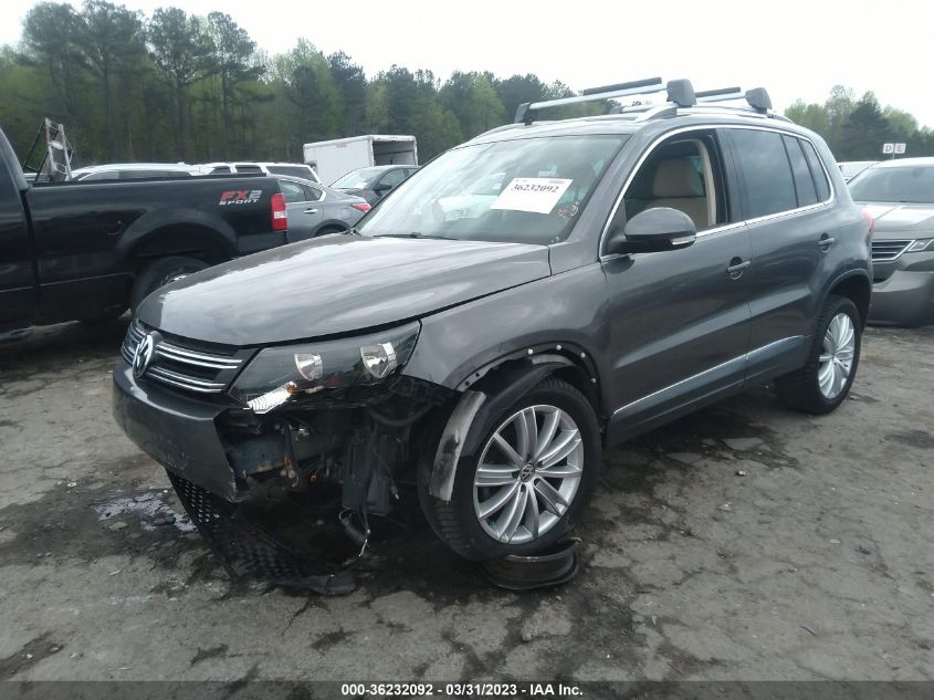 2014 VOLKSWAGEN TIGUAN SE - WVGAV3AX2EW626233