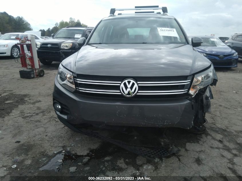 2014 VOLKSWAGEN TIGUAN SE - WVGAV3AX2EW626233