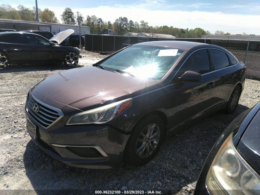 2016 HYUNDAI SONATA 2.4L SE - 5NPE24AF9GH273400