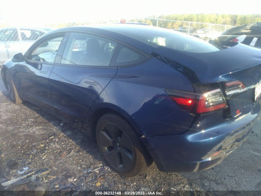 2021 TESLA MODEL 3 STANDARD RANGE PLUS - 5YJ3E1EA0MF859490