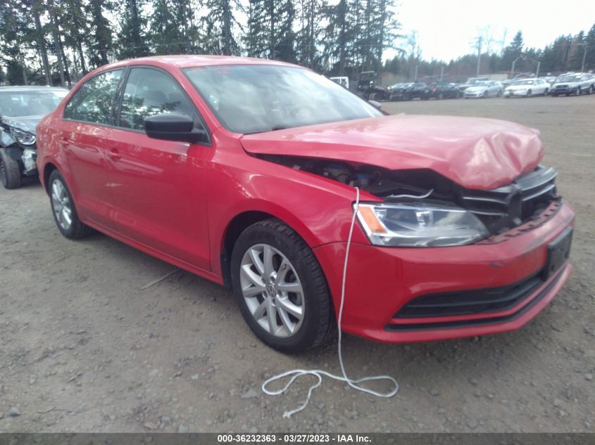 2015 VOLKSWAGEN JETTA SEDAN 1.8T SE - 3VWD17AJ6FM252448