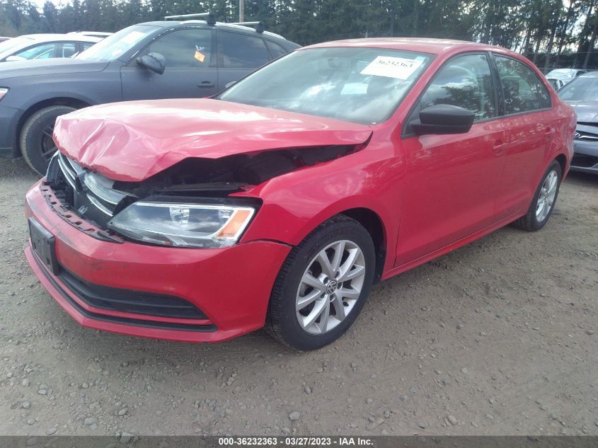 2015 VOLKSWAGEN JETTA SEDAN 1.8T SE - 3VWD17AJ6FM252448