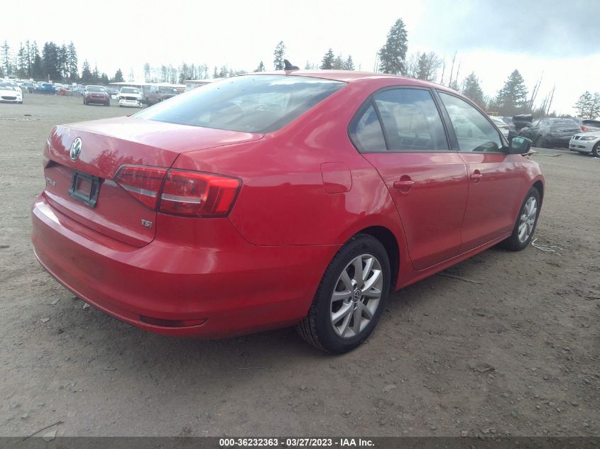 2015 VOLKSWAGEN JETTA SEDAN 1.8T SE - 3VWD17AJ6FM252448