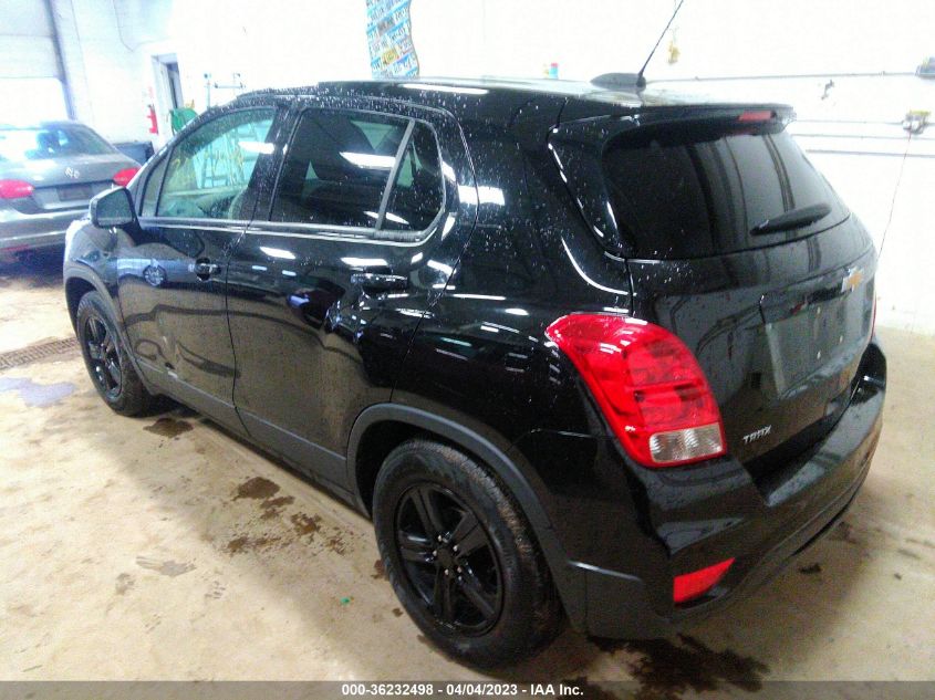 VIN KL7CJKSB8LB315459 2020 CHEVROLET TRAX LS