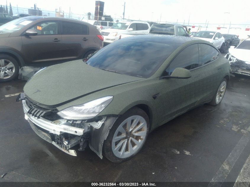 2022 TESLA MODEL 3 LONG RANGE - 5YJ3E1EBXNF299312