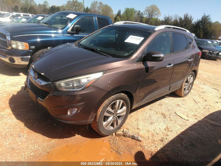 2014 HYUNDAI TUCSON LIMITED - KM8JU3AG4EU796771