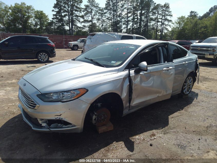 2017 FORD FUSION SE - 3FA6P0HD2HR264061