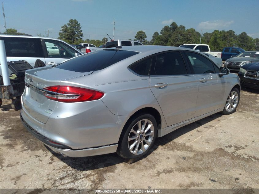 2017 FORD FUSION SE - 3FA6P0HD2HR264061