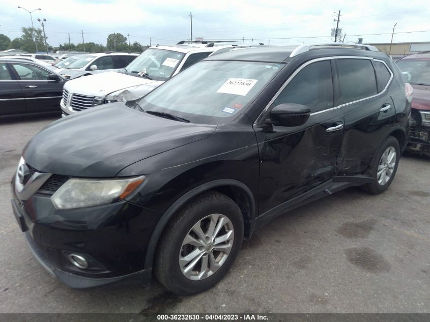 2016 NISSAN ROGUE SV - KNMAT2MT5GP597899