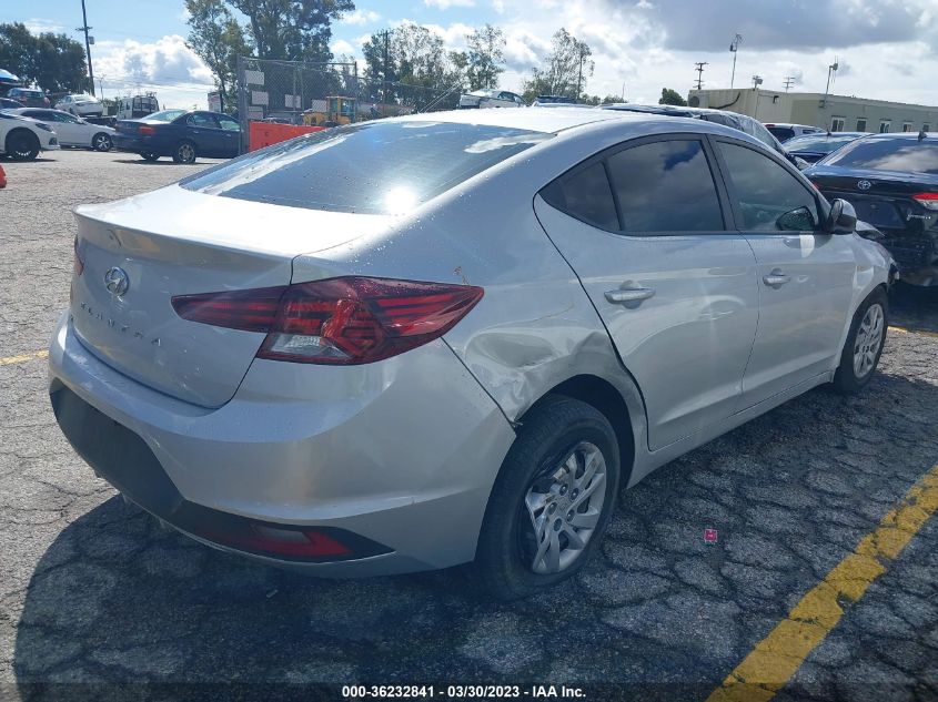 2019 HYUNDAI ELANTRA SE - KMHD74LF0KU757671